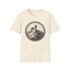 Hiking to the Summit Badge -Adventure Graphic T-Shirt