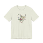 Floral Wren T‑Shirt | Botanical Wildlife Graphic T-Shirt