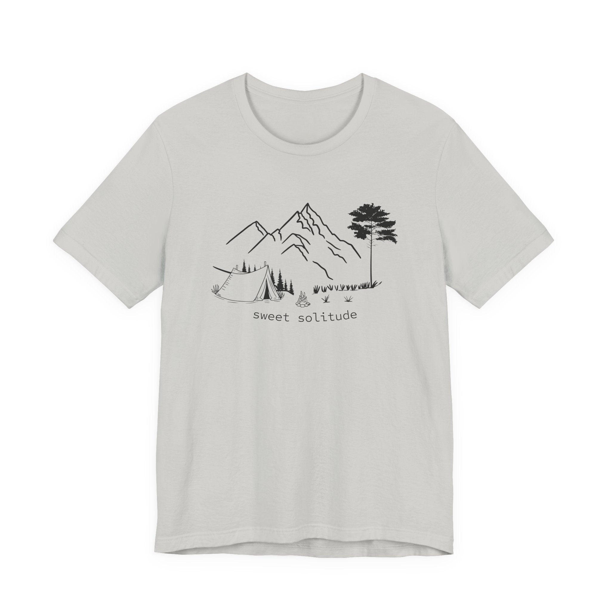 Sweet Solitude Mountain Camp Tee | Tent Under the Peaks Shirt