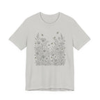 Wildflowers & Fireflies Graphic T-Shirt | Botanical Nature Tee