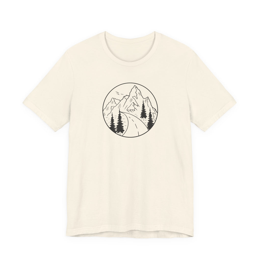 Open Road Circle Tee | Emblem Style Travel Shirt