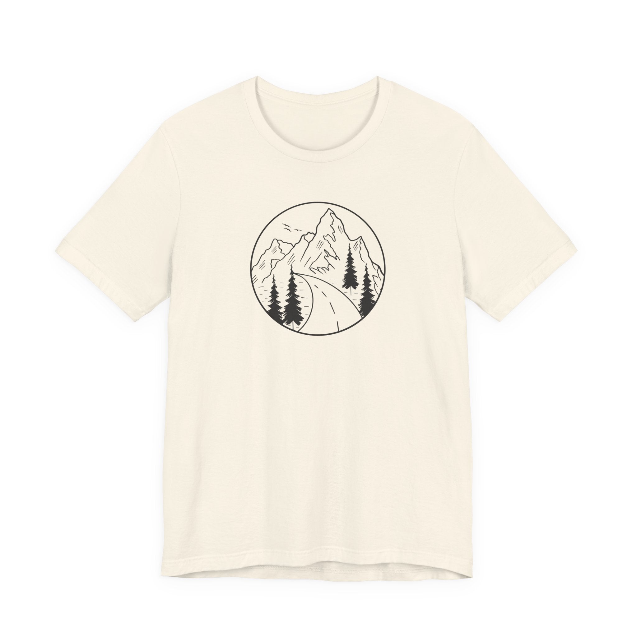 Open Road Circle Tee | Emblem Style Travel Shirt