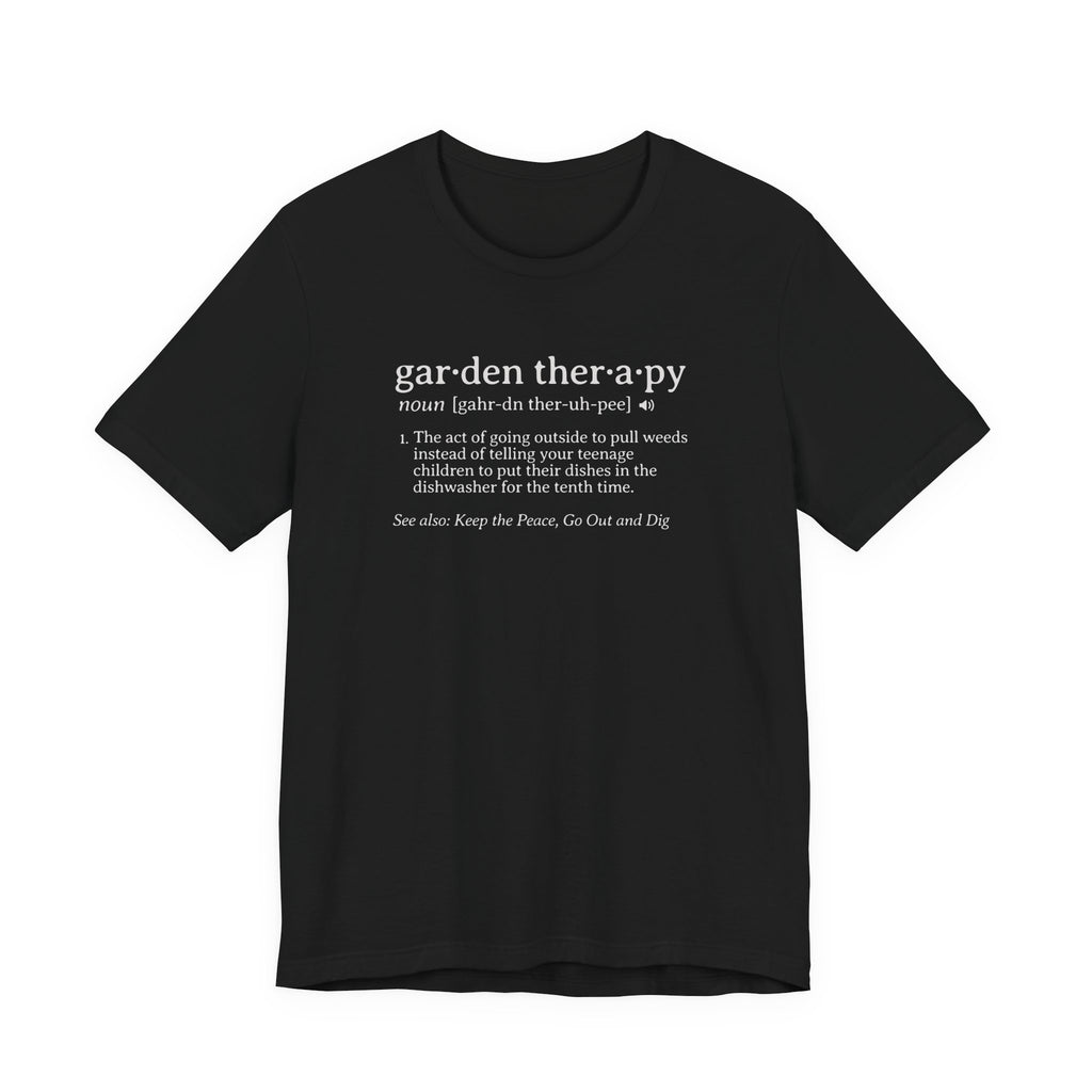 Garden Therapy Tee | Funny Gardening Dictionary