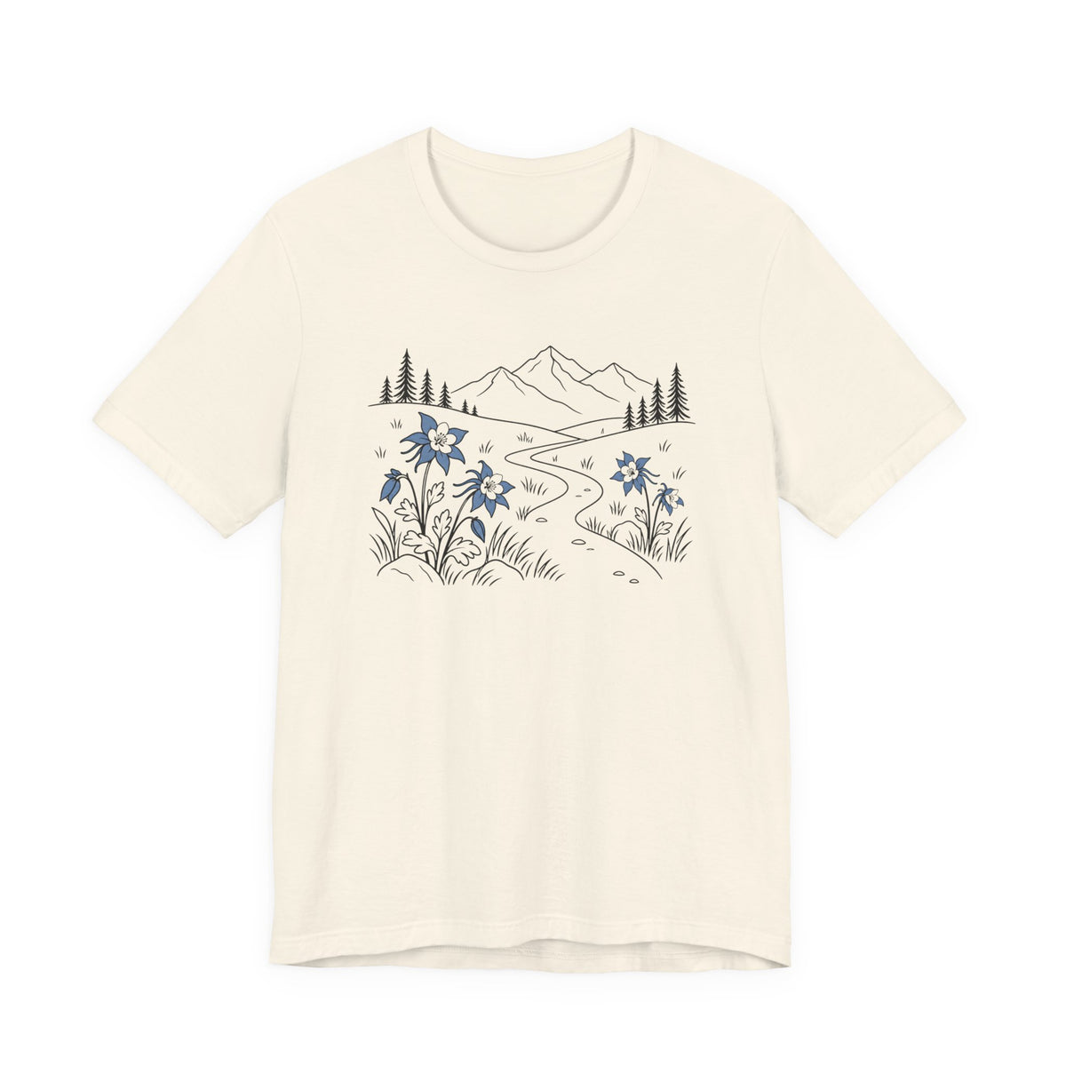 Columbine Blooming on the Colorado Trail | Wildflower Tee
