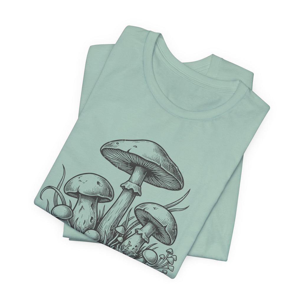 Mushroom Sketch T-Shirt | Mycelium Tee