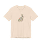 Floral Hare Tee | Botanical Wildlife Graphic T-Shirt