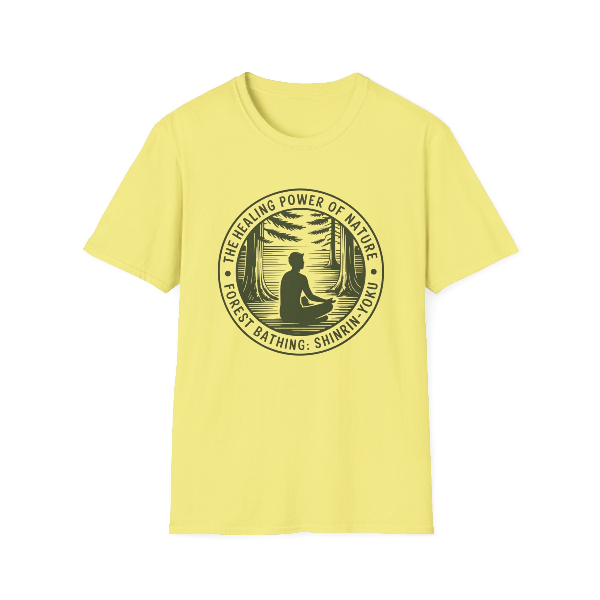 Forest Bathing - Graphic Badge Style T-Shirt