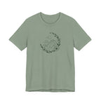 Mountain Wreath Tee | Botanical Landscape Shirt