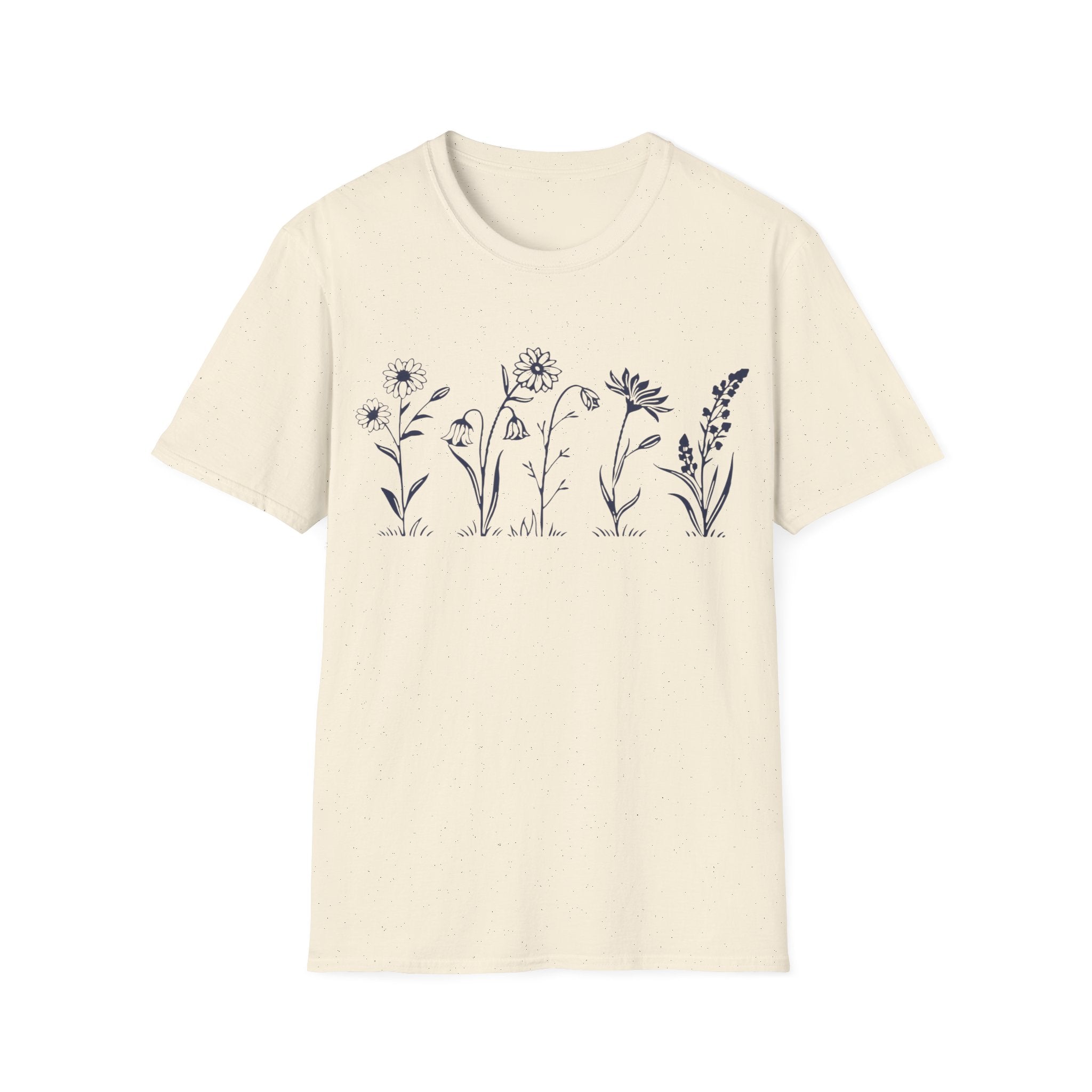 Wildflower Botanical Illustration T-Shirt