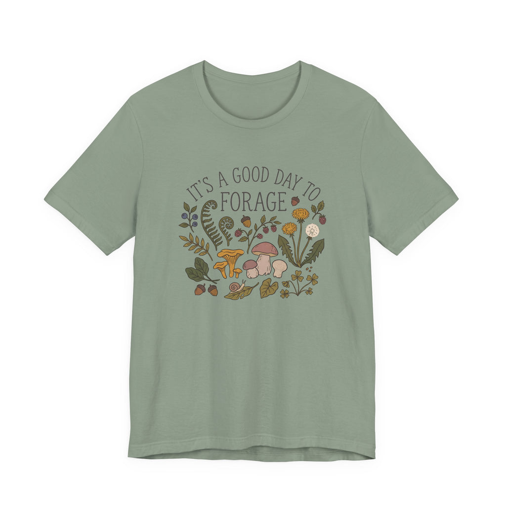 It’s a Good Day to Forage Tee | Woodland Folk Art Shirt