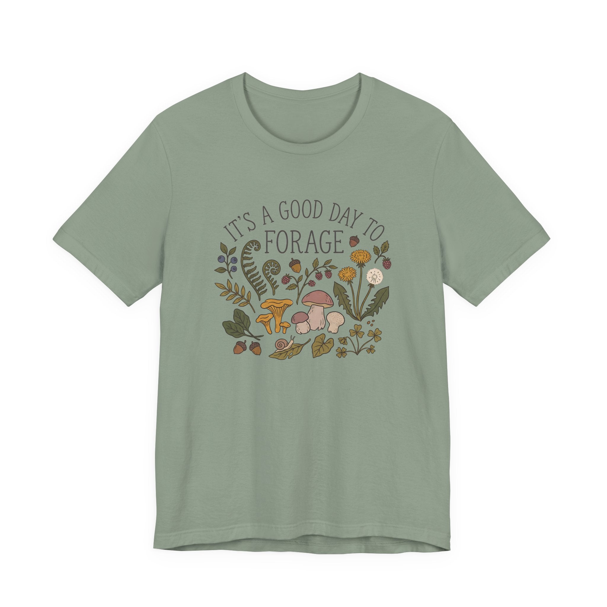 It’s a Good Day to Forage Tee | Woodland Folk Art Shirt