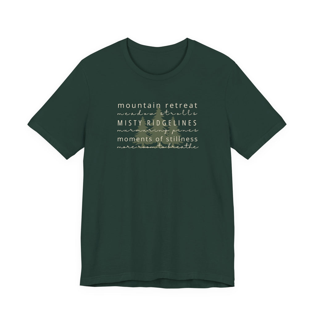 Mountain Retreat Tee | Mountain Lovers Nature Escape T-Shirt