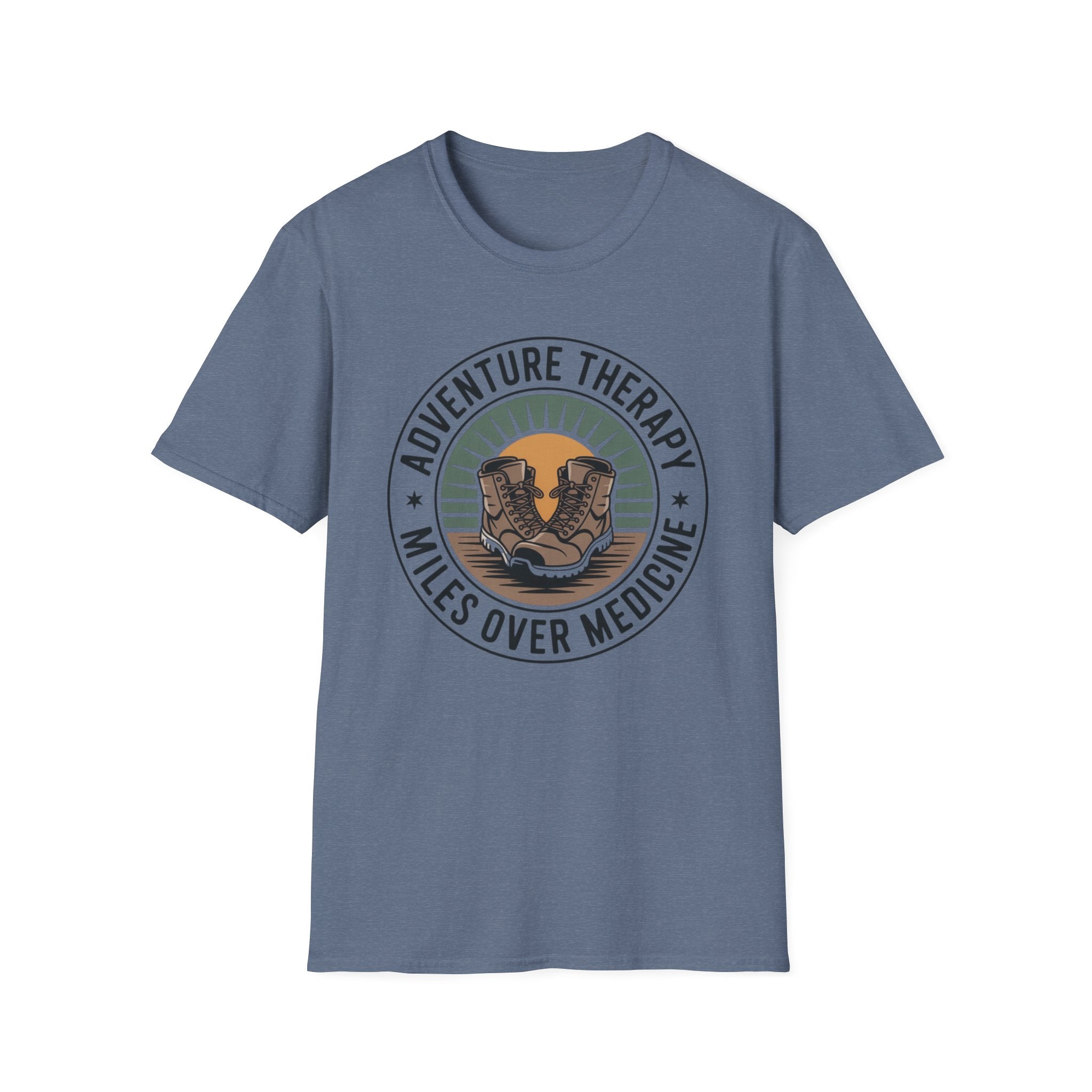 Miles over Medicine -Adventure Graphic T-Shirt