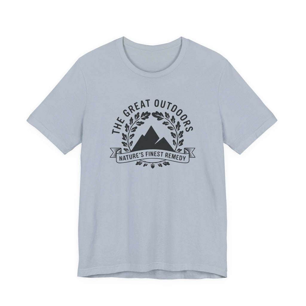 The Great Outdoors mountains tee | Nature's Finest Remedy shirt