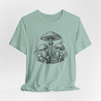Mushroom Sketch T-Shirt | Mycelium Tee
