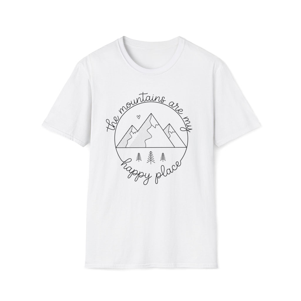 The Mountains are my Happy Place Graphic T-Shirt