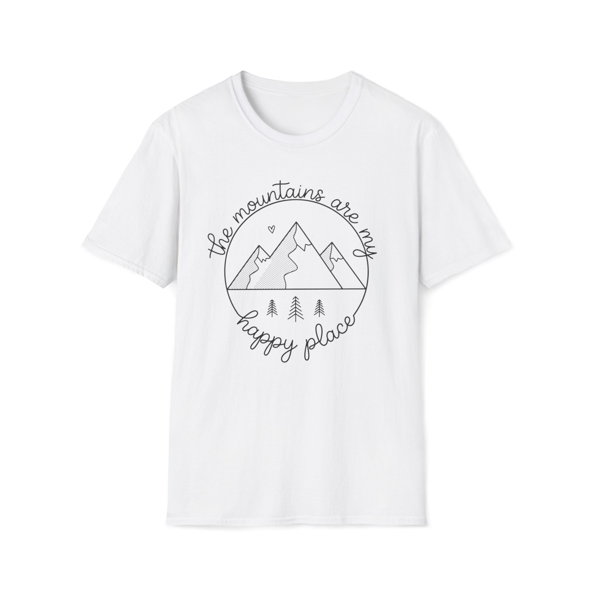 The Mountains are my Happy Place Graphic T-Shirt