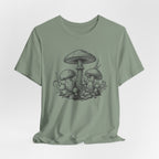Mushroom Sketch T-Shirt | Mycelium Tee