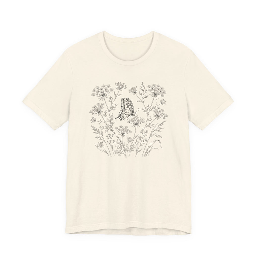 Butterfly Meadow Tee | Swallowtail on Queen Anne’s Lace
