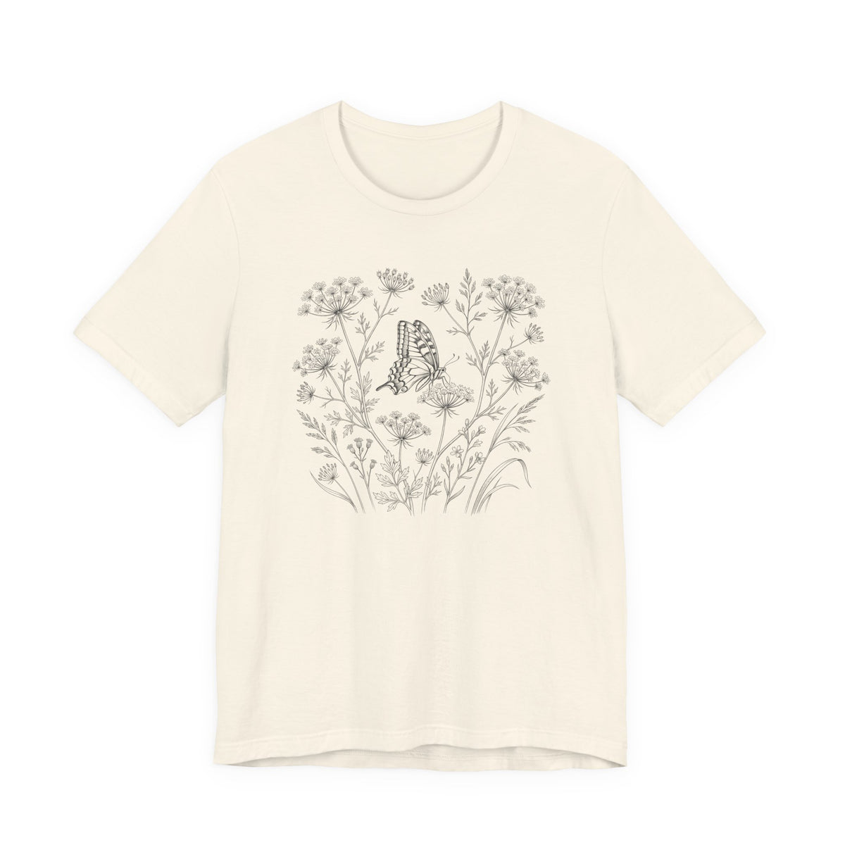 Butterfly Meadow Tee | Swallowtail on Queen Anne’s Lace