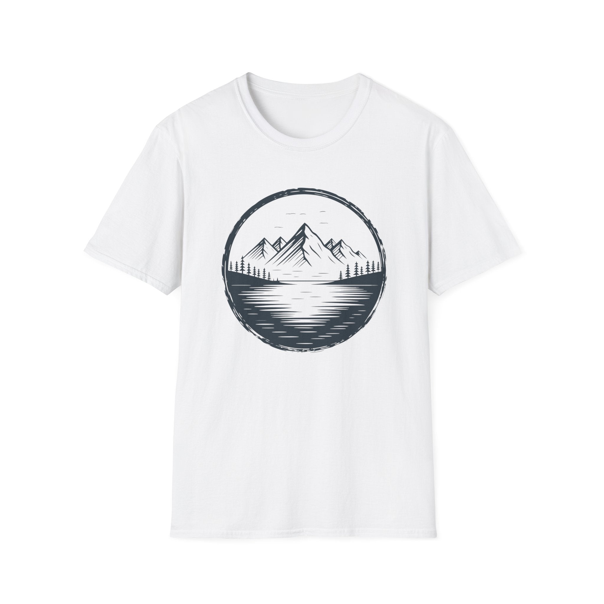 Quiet Mountain Reflections Graphic T-Shirt