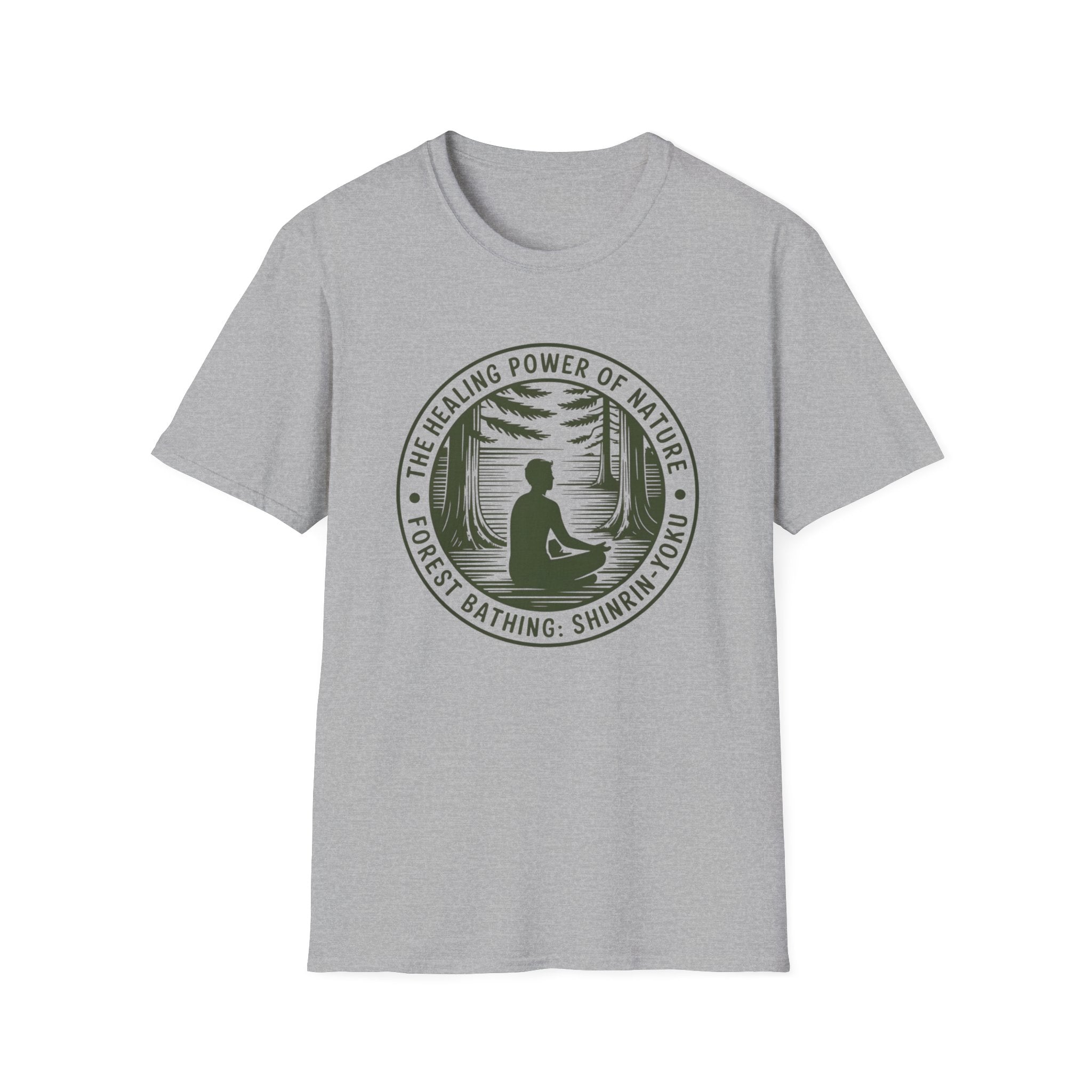 Forest Bathing - Graphic Badge Style T-Shirt