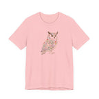 Botanical Owl Tee | Botanical Wildlife Graphic T-Shirt