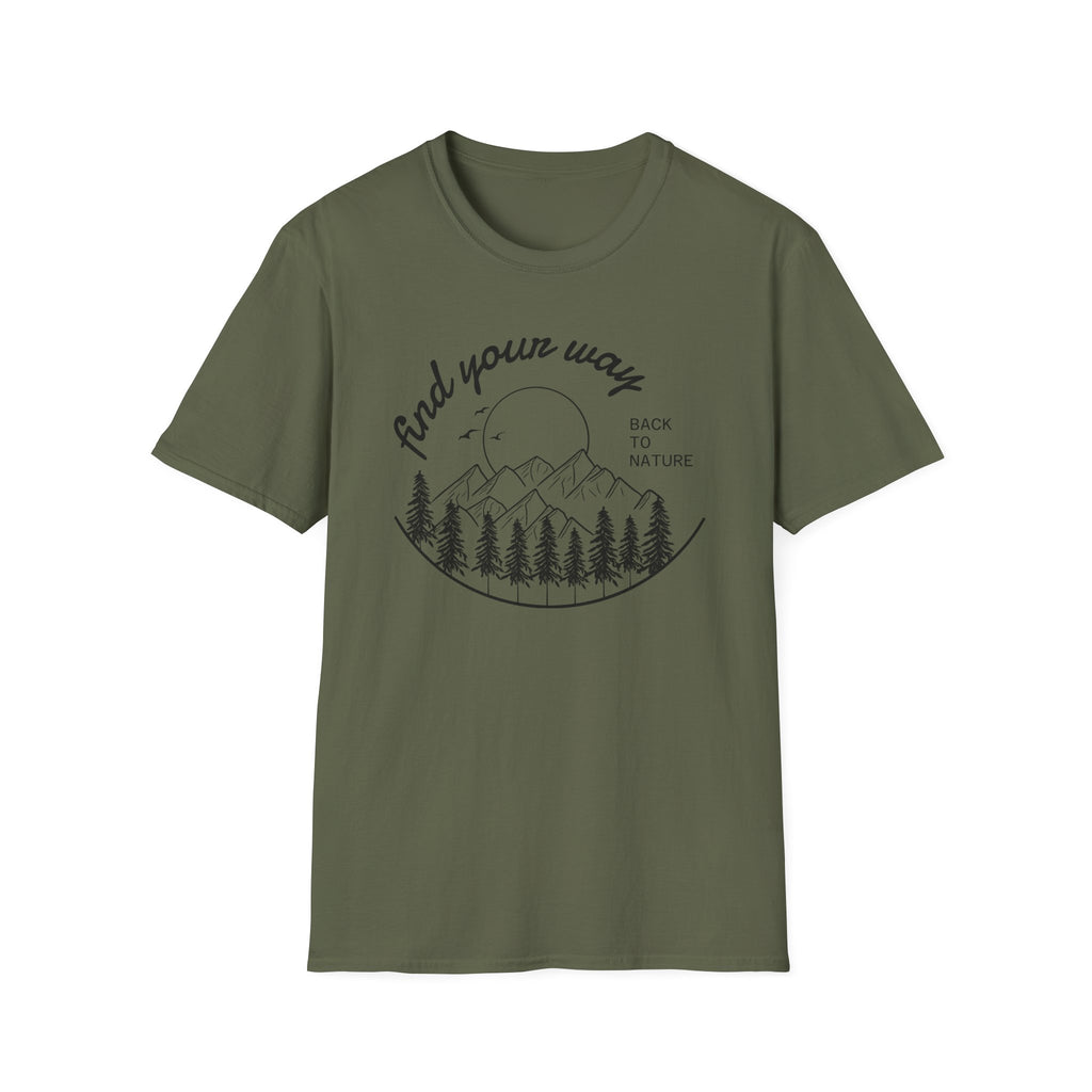 Find Your Way Back to Nature Graphic T-Shirt