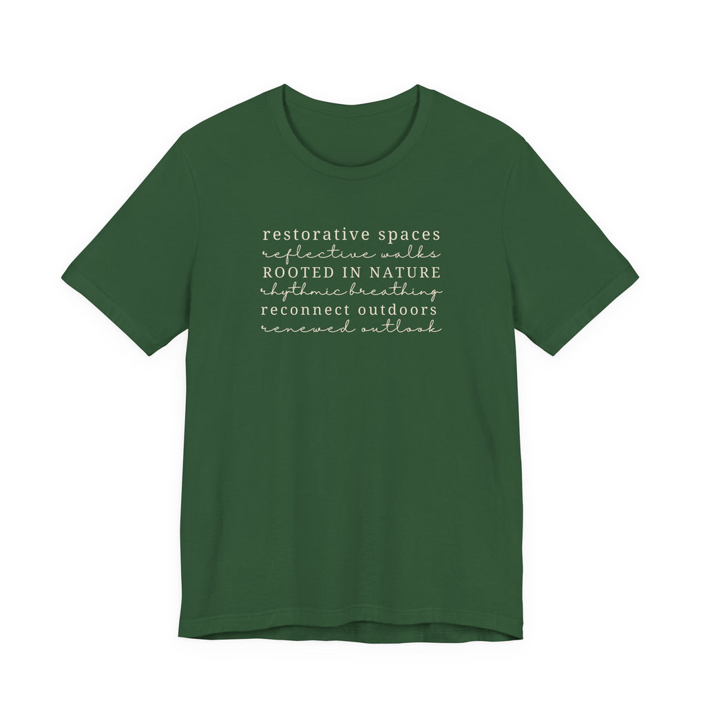Rooted in Nature Tee | Ecotherapy Nature Therapy T-Shirt