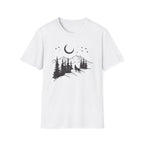 Midnight Wolf Calls to the Moon Graphic T-Shirt