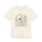 Foxglove Fern & Bee Tee | Floral Nature Graphic T-Shirt