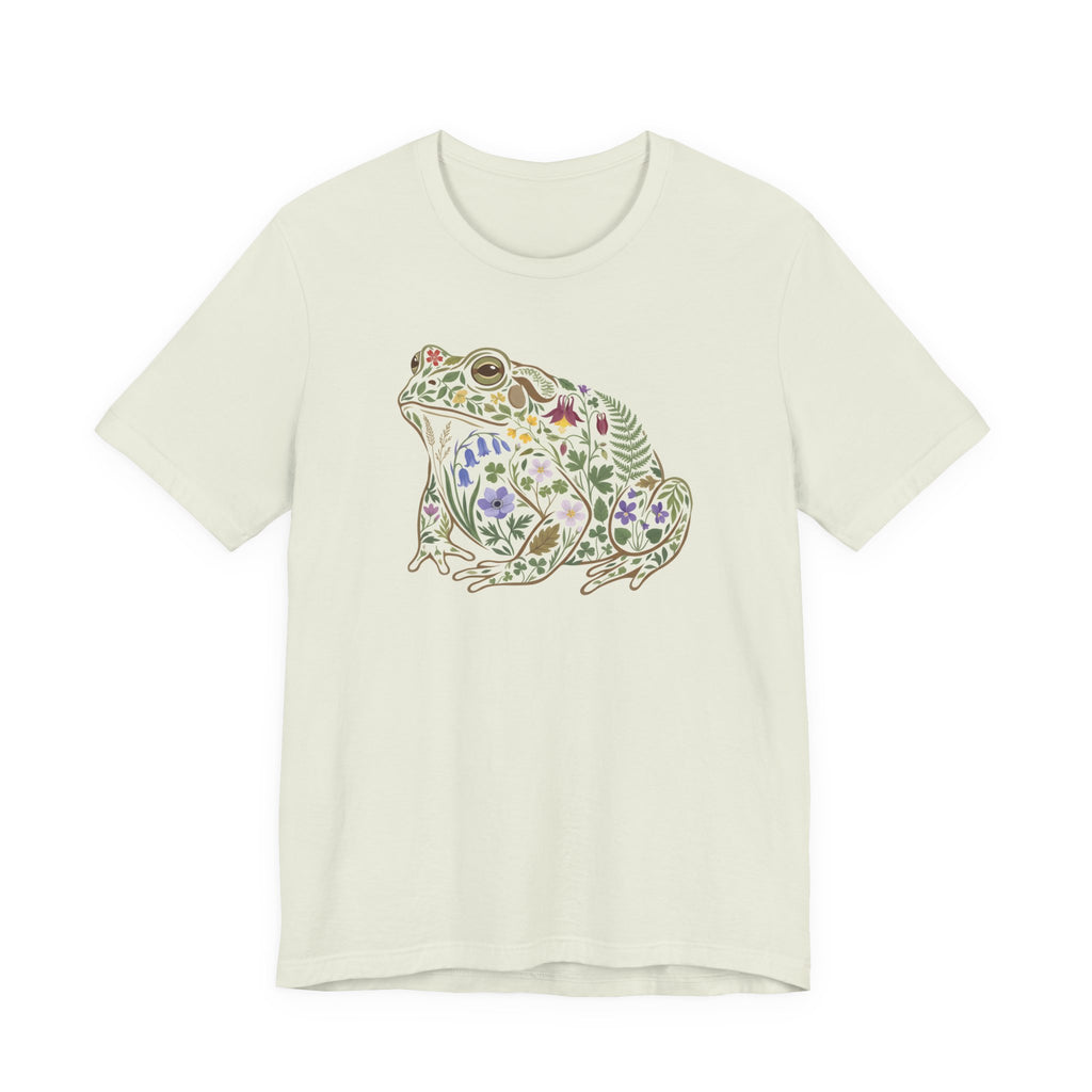 Floral Frog Tee | Botanical Wildlife Graphic T‑Shirt