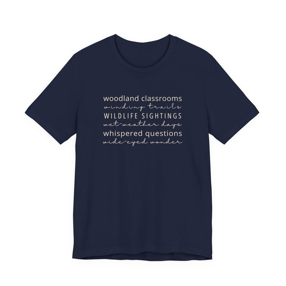 Woodland Classrooms Tee | Forest School Outdoor Educators T-Shirt