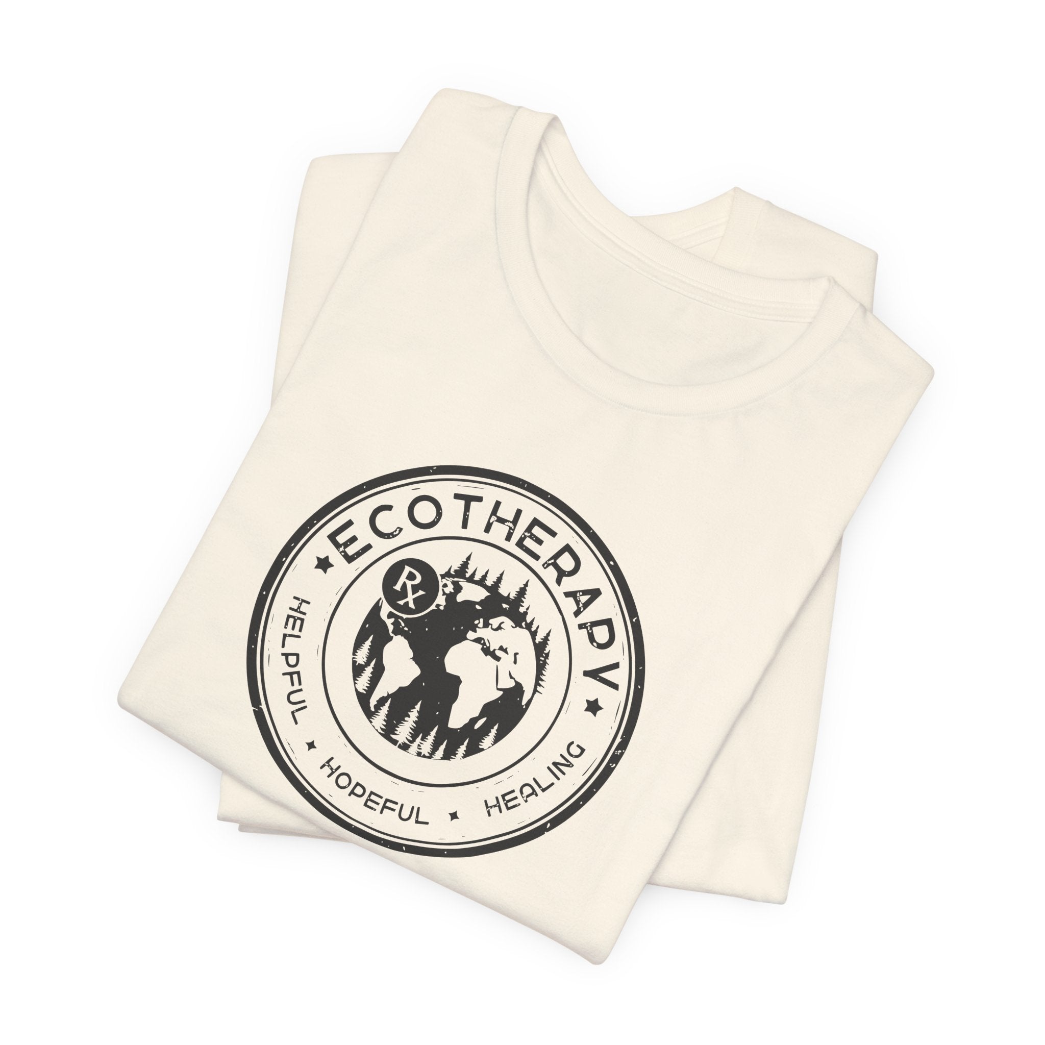 Ecotherapy Earth Logo Tee | Eco Wellness T-Shirt, Nature Therapy Shirt