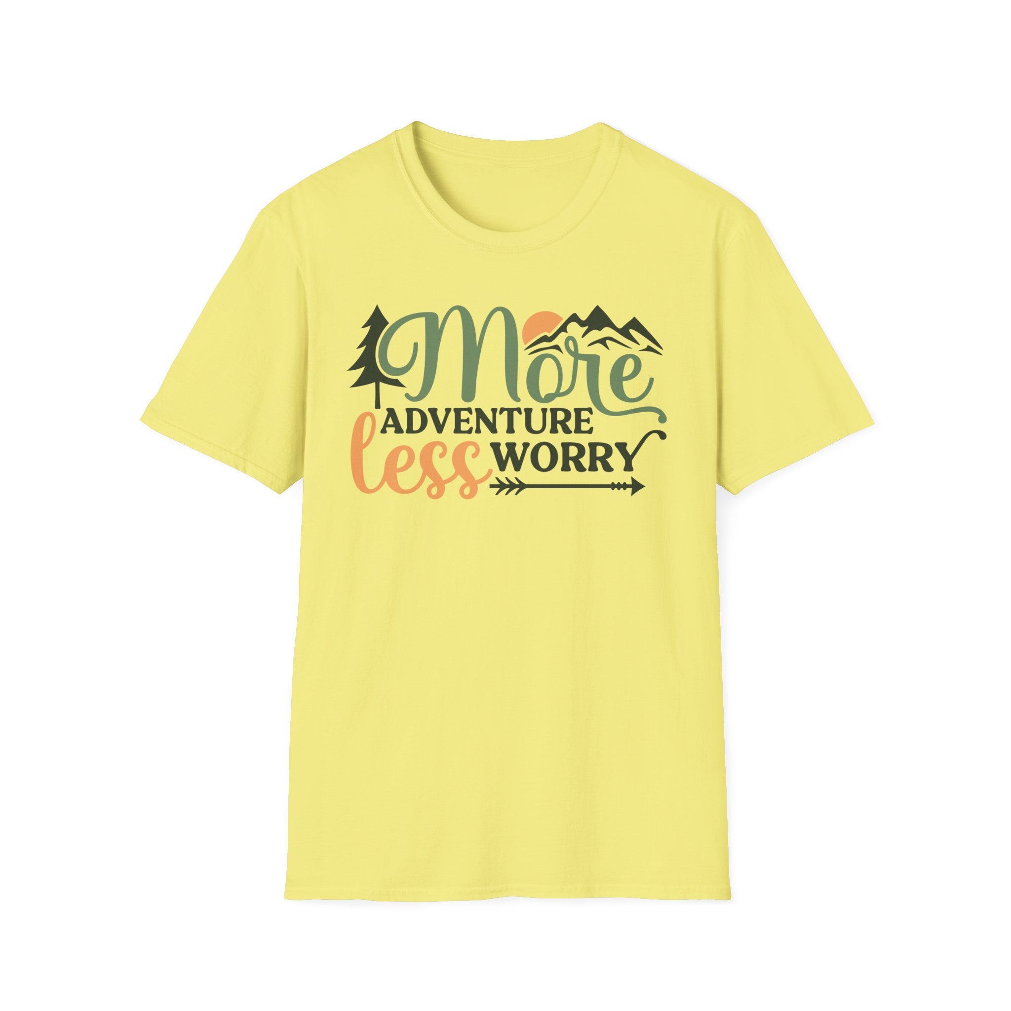 More Adventure Less Worry Graphic T-Shirt