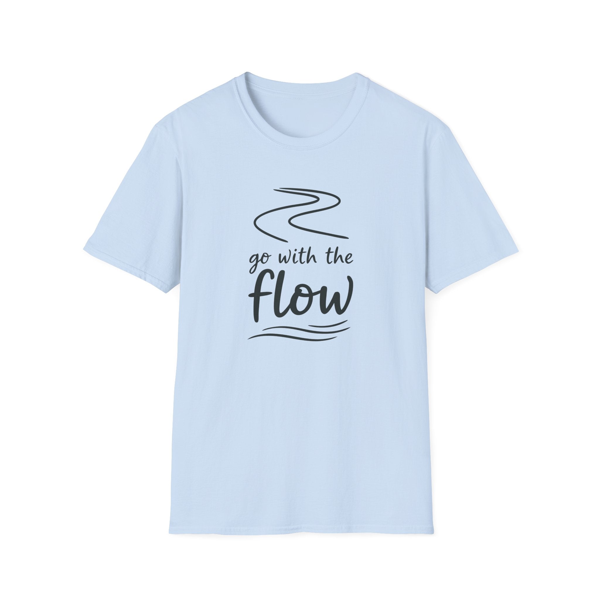 Go with the Flow Line Art T-Shirt