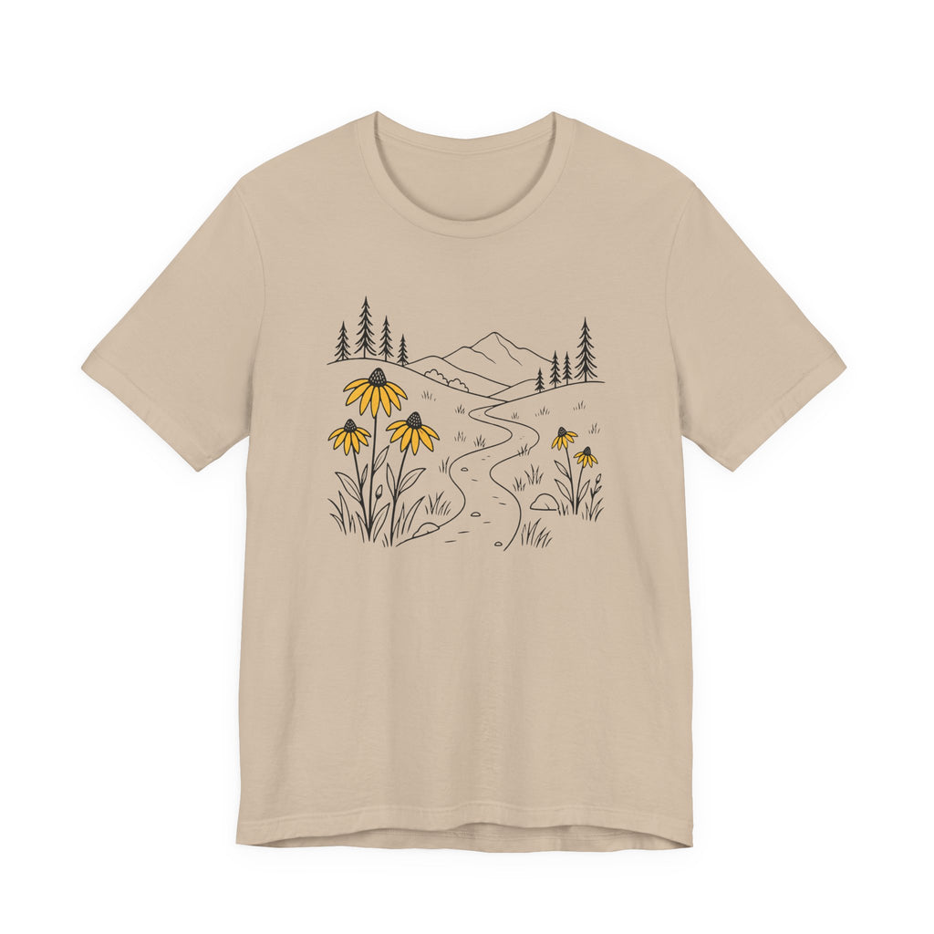 Black-eyed Susan Trail Tee | Wildflower Nature Graphic T-Shirt