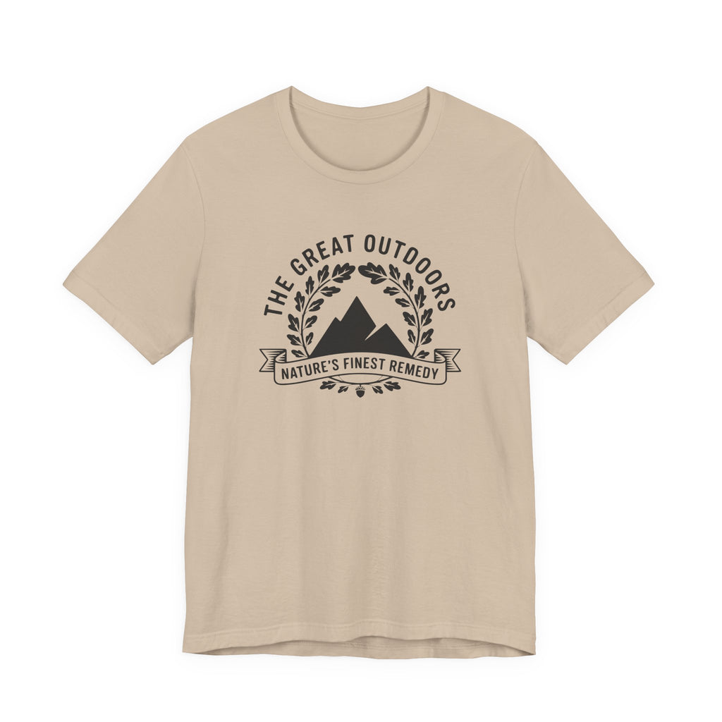 The Great Outdoors mountains tee | Nature's Finest Remedy shirt
