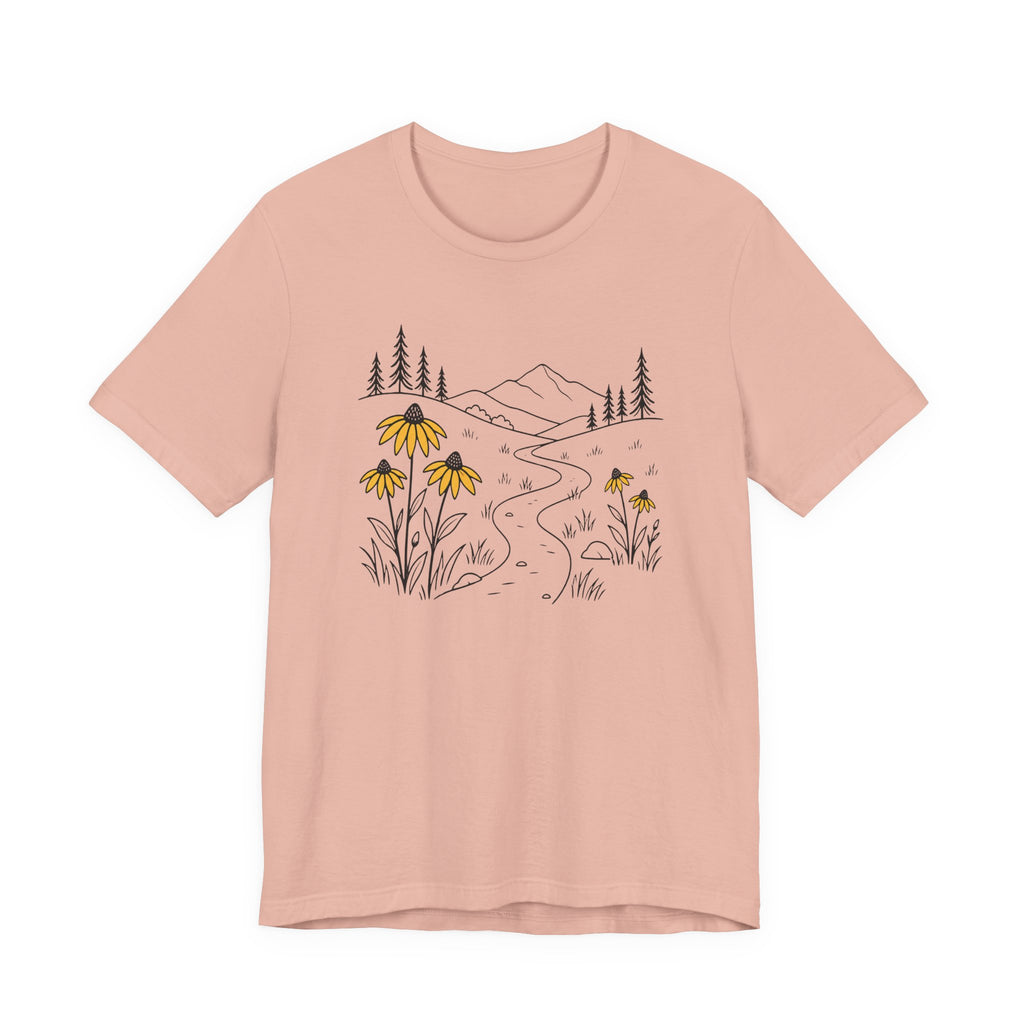 Black-eyed Susan Trail Tee | Wildflower Nature Graphic T-Shirt