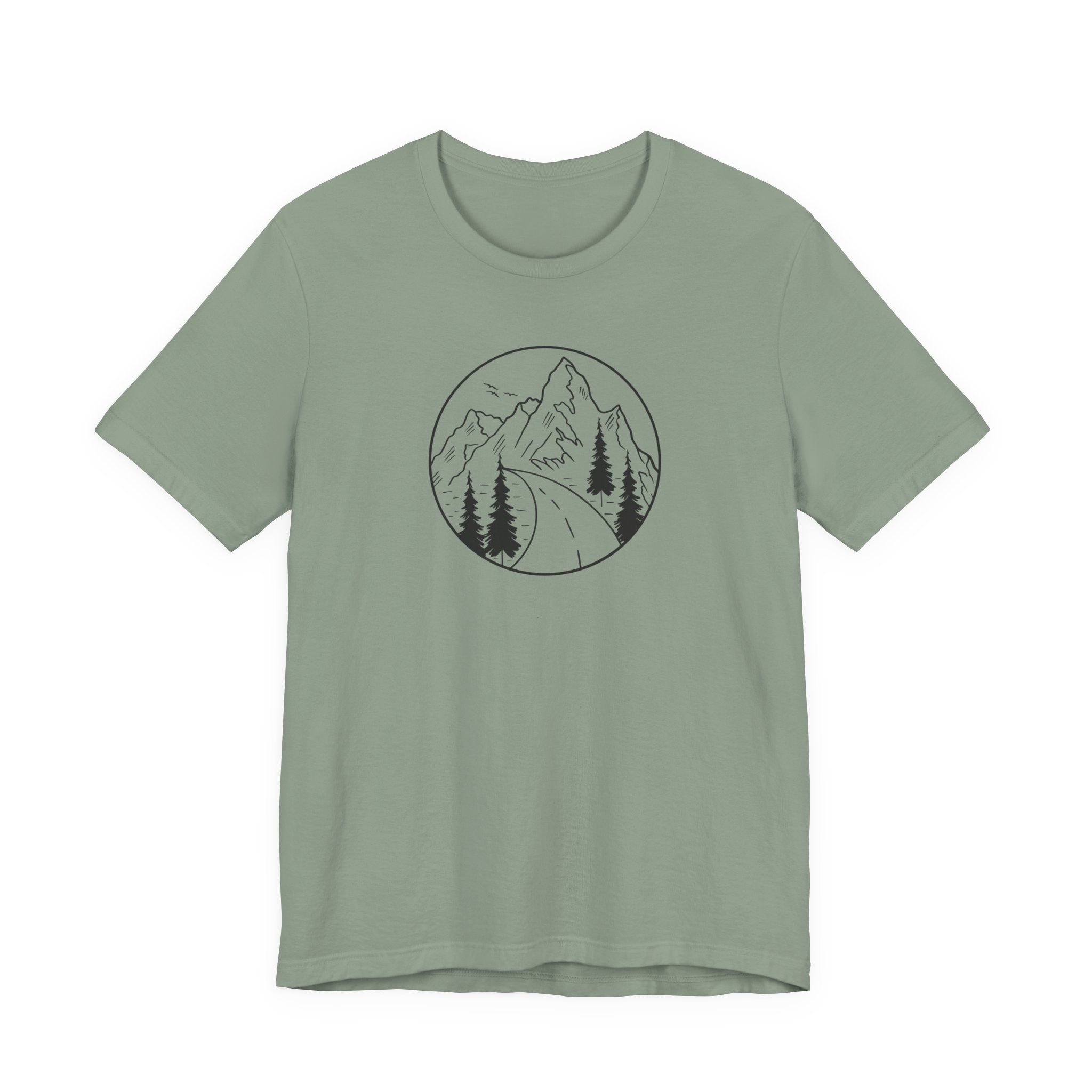 Open Road Circle Tee | Emblem Style Travel Shirt