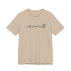 Wild at Heart Floral Tee | Line Art Illustration T-Shirt