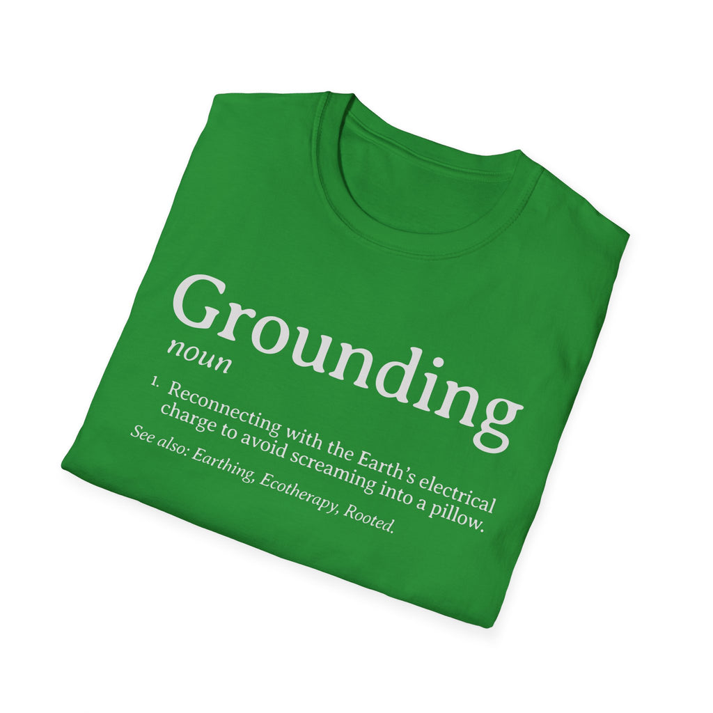 Grounding - Definition Funny Pillow Graphic T-Shirt