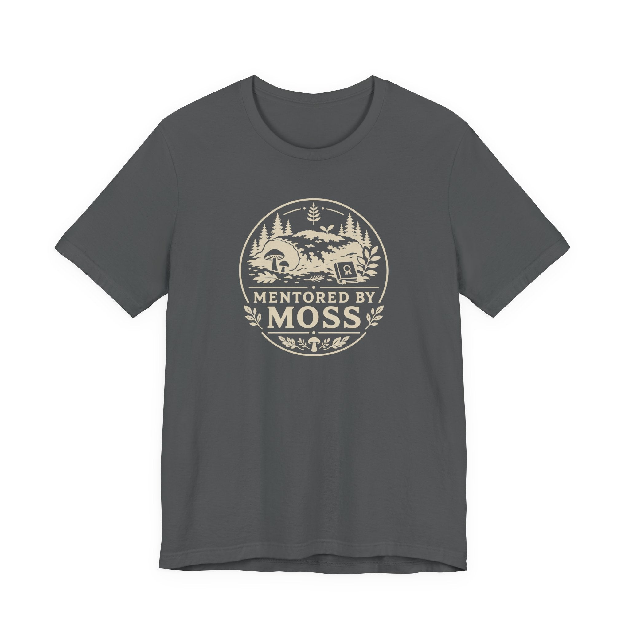 Mentored by Moss T-Shirt | Nature Forest Illustration, Hiking Tee