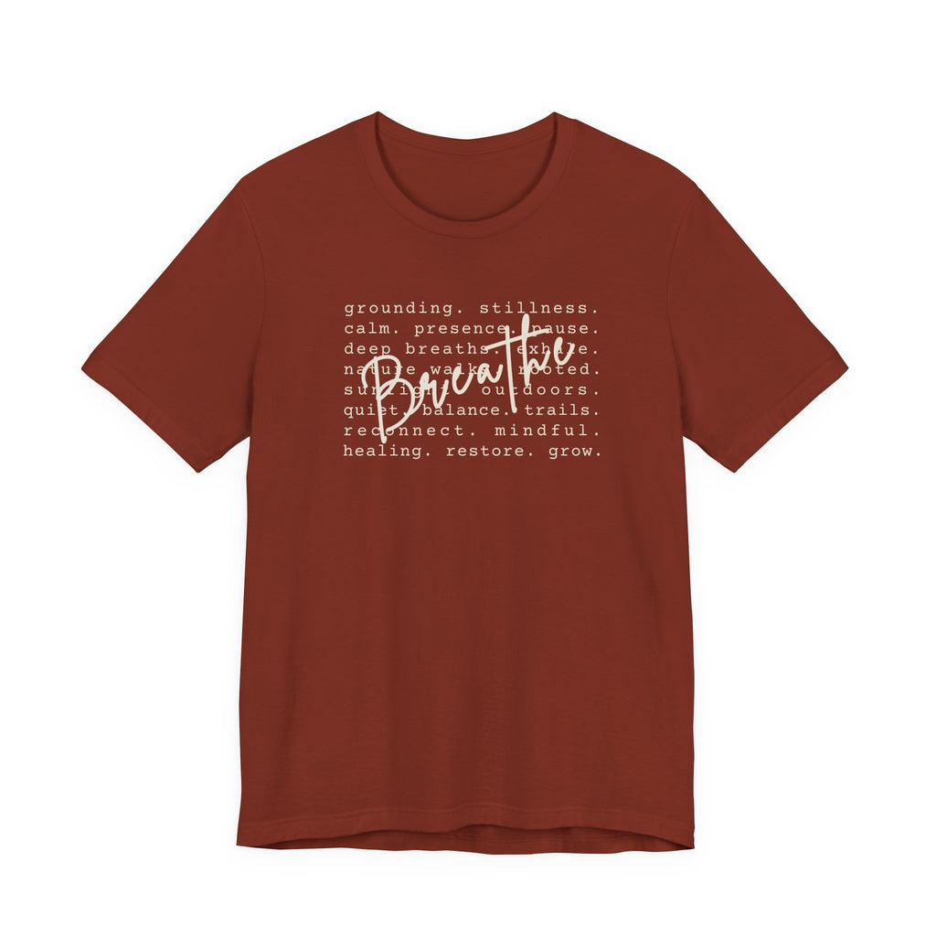 Breathe Tee | Mindfulness Nature Wellness T-Shirt