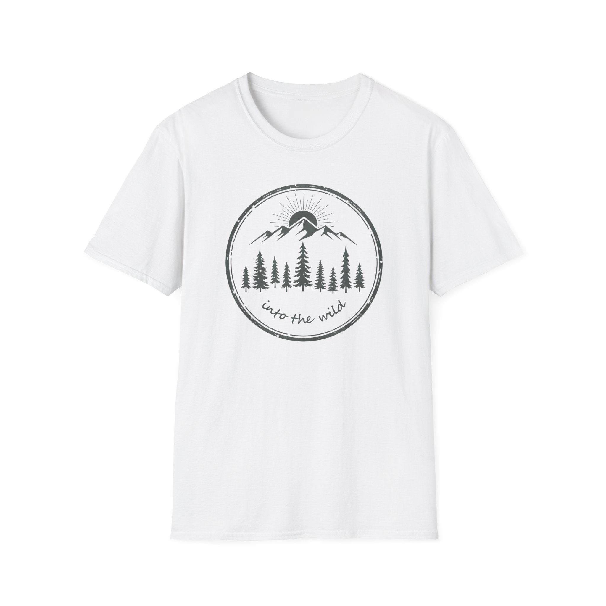 Into the Wild Sunset over the Mountain T-Shirt