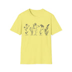 Wildflower Botanical Illustration T-Shirt
