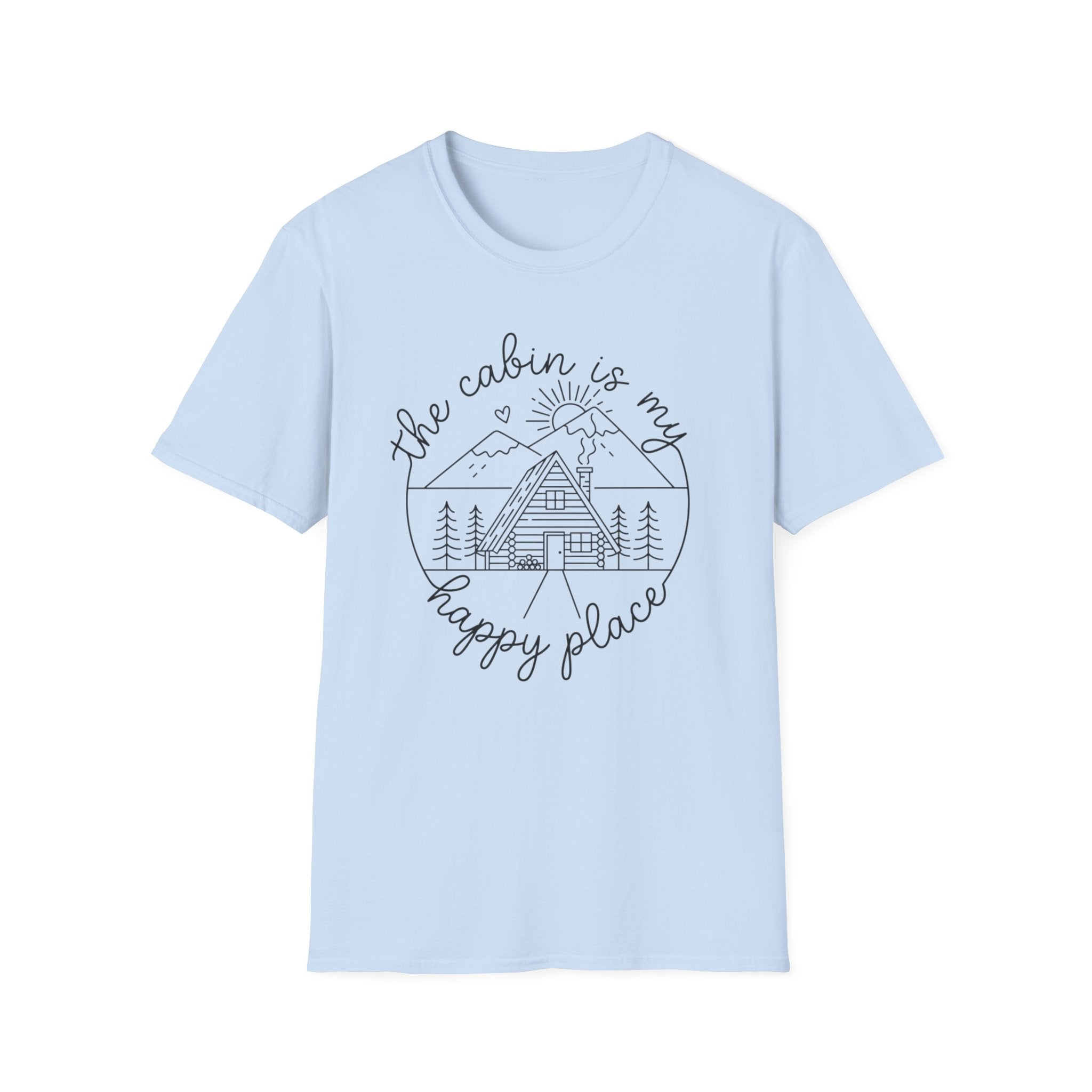The Cabin is my Happy Place Graphic T-Shirt