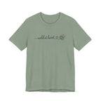 Wild at Heart Floral Tee | Line Art Illustration T-Shirt