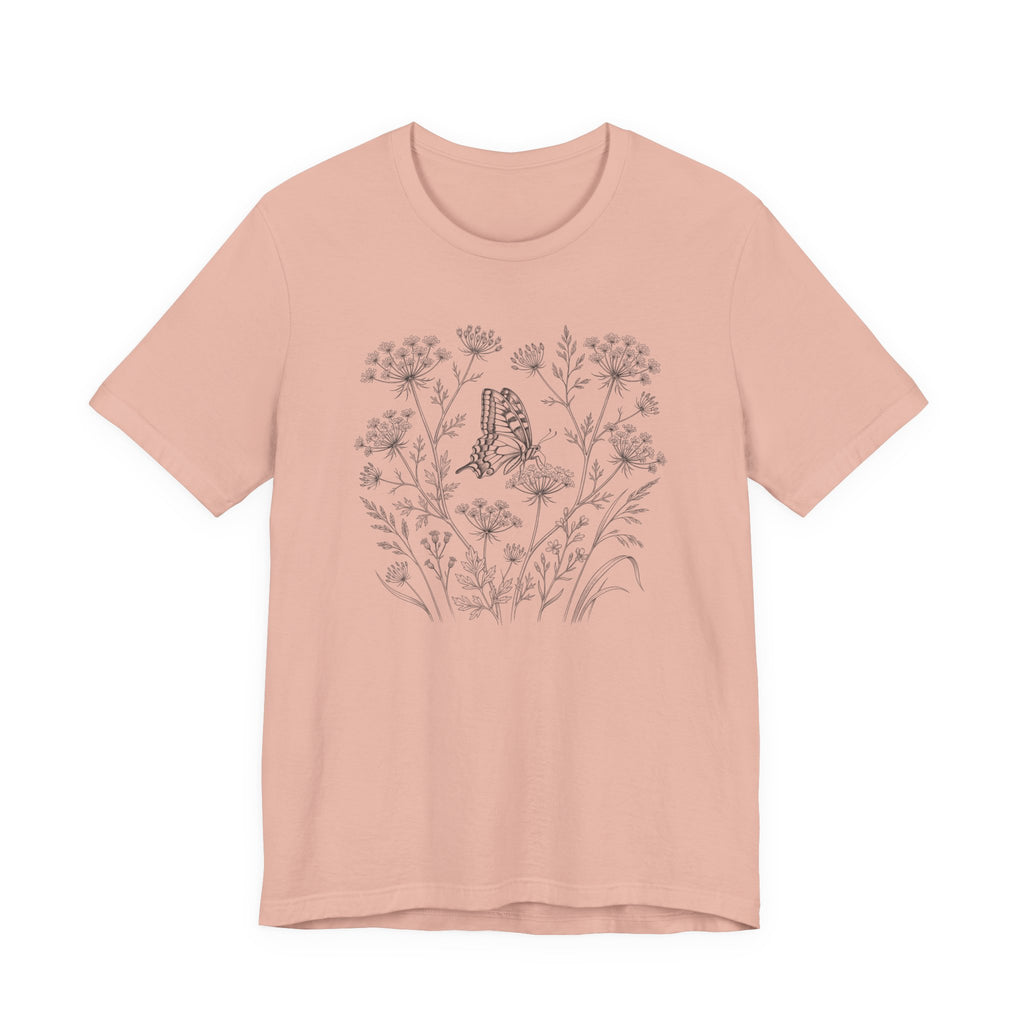 Butterfly Meadow Tee | Swallowtail on Queen Anne’s Lace