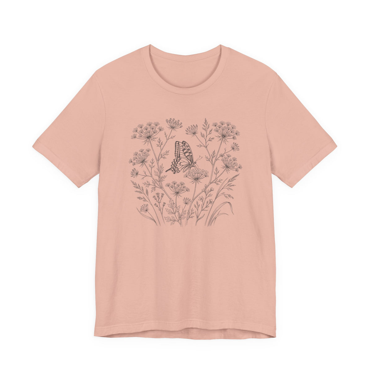 Butterfly Meadow Tee | Swallowtail on Queen Anne’s Lace